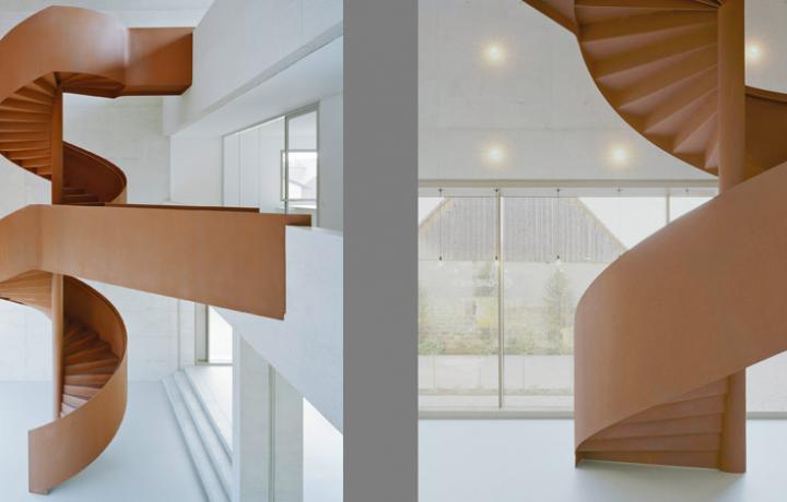 Treppe in Cortenstahl-Optik (Fotos: Brigida González)